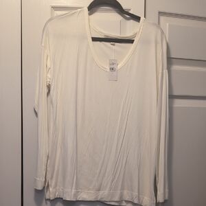 LOFT Women's White Tunic Shirt